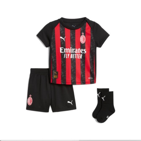 Puma Completo Calcio Neonato Ac Milan Home 25-26 Rosso Nero - Main Image