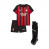 Puma Completo Calcio Ac Milan Home 25-26 Rosso Nero Bambino