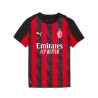 Puma Maglia Gara Home Ac Milan 25-26 Rosso Nero Ragazzo
