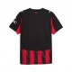 Puma Maglia Gara Home Ac Milan 25-26 Rosso Nero Uomo