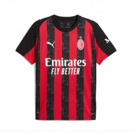 Puma Maglia Gara Home Ac Milan 25-26 Rosso Nero Uomo