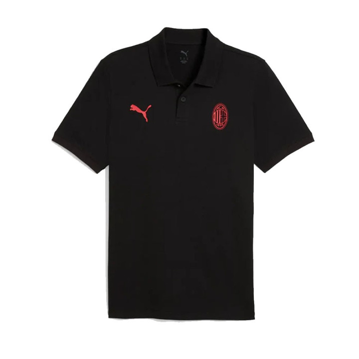 Puma Polo Ac Milan Essential Nero Rosso Uomo