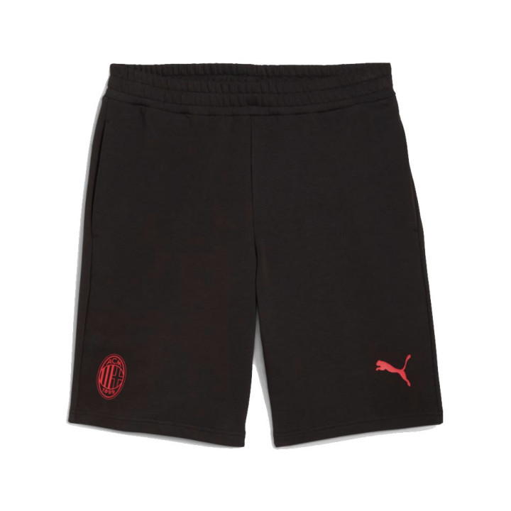 Puma Pantaloncini Calcio Ac Milan Essential Nero Rosso Uomo