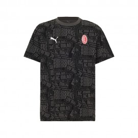 Puma T-Shirt Ac Milan Culture Nero Uomo