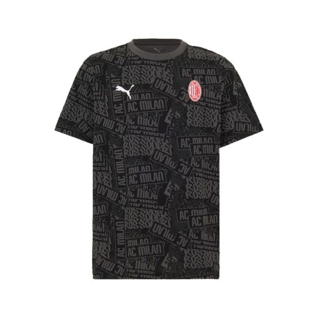 Puma T-Shirt Ac Milan Culture Nero Uomo