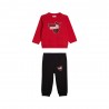 Puma Tuta Calcio Ac Milan Culture Nero Rosso Baby