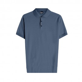 Zeybra Polo Maniche Corte Tech Denim Uomo