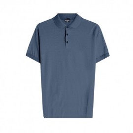 Zeybra Polo Maniche Corte Tech Denim Uomo