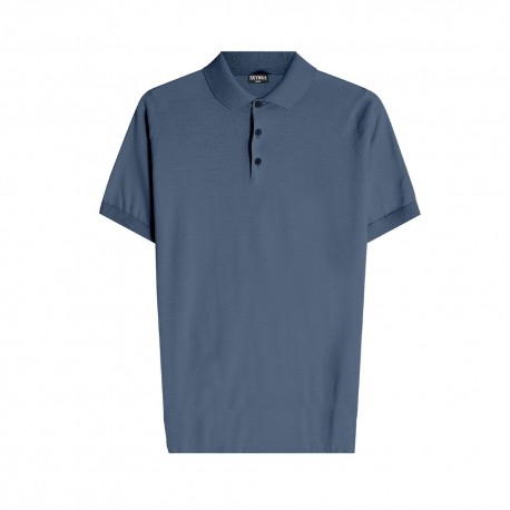 Zeybra Polo Maniche Corte Tech Denim Uomo