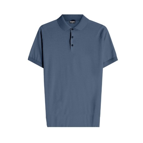 Zeybra Polo Maniche Corte Tech Denim Uomo