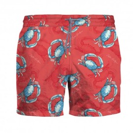Zeybra Costume Boxer Fantasia Granchi Rosso Uomo