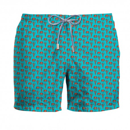 Zeybra Costume Boxer Heritage Aragoste Int Verde Uomo