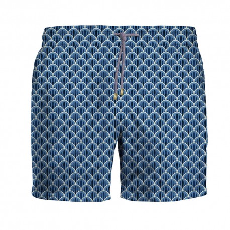 Zeybra Costume Boxer Fantasia Blu Uomo