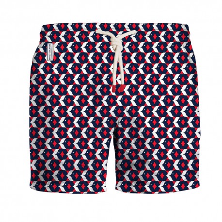 Oxyde Costume Boxer Fantasia Rosso Uomo