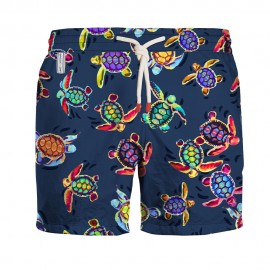 Oxyde Costume Boxer Tartarughe Blu Uomo