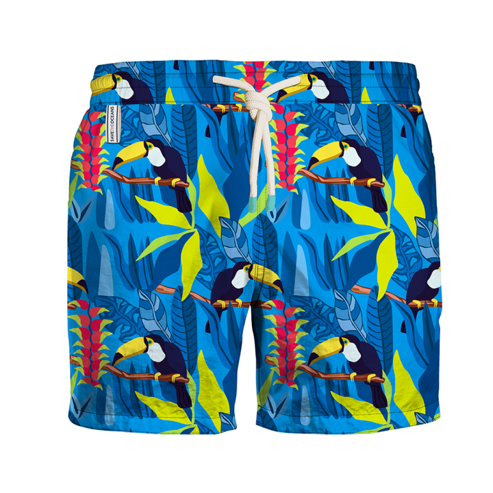 Zeybra Costume Boxer Tucano Blu Uomo