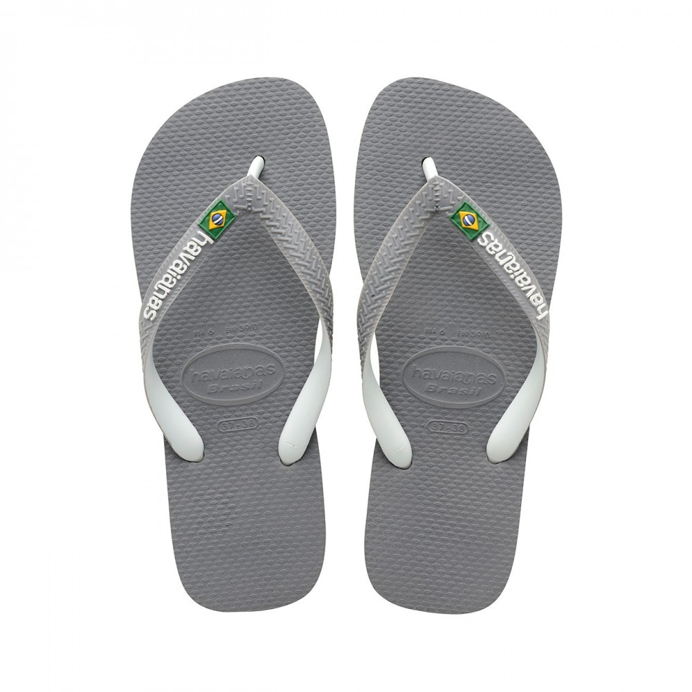 Havaianas Infradito Mare Brasil Mix Grigio Nero Uomo BRASIL 35/36 - EUR 37/38