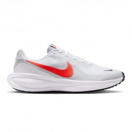 Nike Revolution 8 Bianco Bright Crimson - Scarpe Running Uomo