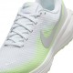 Nike Revolution 8 Bianco Metallic Argento-Volt - Scarpe Running Donna