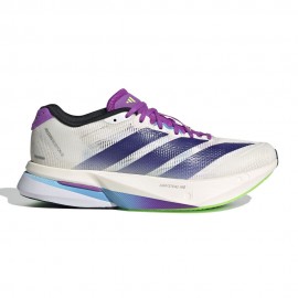 Adidas Adizero Boston 13 Ny Pack Core Bianco Collegiat - Scarpe Running Donna