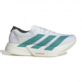 Adidas Adizero Adios Pro 4 Bianco Pure Teal Carbo - Scarpe Running Donna