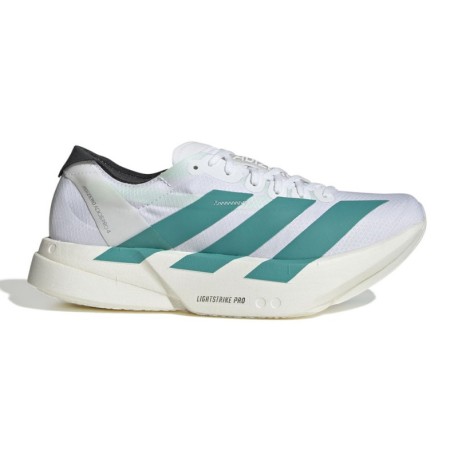 Adidas Adizero Adios Pro 4 Bianco Pure Teal Carbo - Scarpe Running Donna