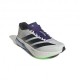 Adidas Adizero Boston 13 Core Bianco Core Nero Lime Bur - Scarpe Running Uomo