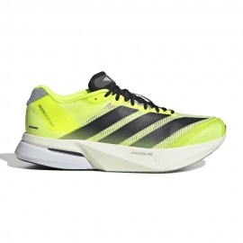 Adidas Adizero Boston 13 Lucid Lemon Core Nero Halo Si - Scarpe Running Uomo