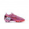 Nike Mercurial Vapor 16 Pro Fg Rosa Nero Rosso - Scarpe Da Calcio Bambino