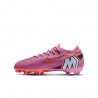 Nike Mercurial Vapor 16 Pro Fg Rosa Nero Rosso - Scarpe Da Calcio Bambino