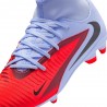 Nike Phantom 6 High Club Fg Mg Blu Rosso - Scarpe Da Calcio Bambino