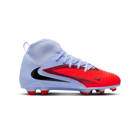 Nike Phantom 6 High Club Fg Mg Blu Rosso - Scarpe Da Calcio Bambino