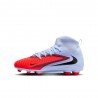 Nike Phantom 6 High Club Fg Mg Blu Rosso - Scarpe Da Calcio Bambino