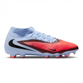 Nike Phantom 6 High Academy Fg Mg Blu Rosso - Scarpe Da Calcio Uomo