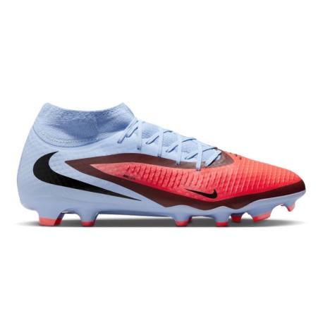 Nike Phantom 6 High Academy Fg Mg Blu Rosso - Scarpe Da Calcio Uomo