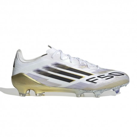 ADIDAS F50 Elite Fg Bianco Oro - Scarpe Da Calcio Uomo
