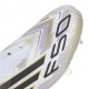 ADIDAS F50 Elite Fg Laceless Bianco Oro - Scarpe Da Calcio Uomo