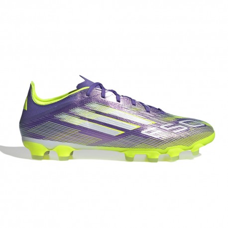 ADIDAS F50 Pro Mg Viola Bianco Lime - Scarpe Da Calcio Uomo