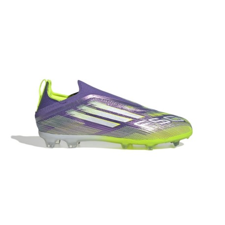 ADIDAS F50 Elite Fg Viola Bianco Lime - Scarpe Da Calcio Bambino