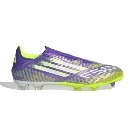 ADIDAS F50 League Fg Mg Viola Bianco Lime - Scarpe Da Calcio Uomo