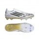 ADIDAS F50 League Fg Mg Laceless Bianco Oro - Scarpe Da Calcio Uomo