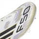 ADIDAS F50 League Fg Mg Laceless Bianco Oro - Scarpe Da Calcio Uomo