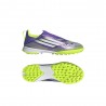 ADIDAS F50 League Fg Mg Laceless Viola Bianco Lime - Scarpe Da Calcio Bambino