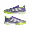 ADIDAS F50 League Fg Mg Laceless Viola Bianco Lime - Scarpe Da Calcio Bambino