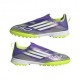 ADIDAS F50 League Fg Mg Laceless Viola Bianco Lime - Scarpe Da Calcio Bambino