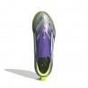 ADIDAS F50 League Fg Mg Laceless Viola Bianco Lime - Scarpe Da Calcio Bambino