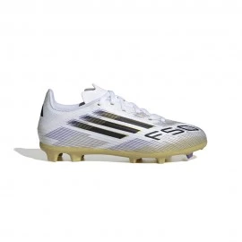 ADIDAS F50 League Fg Mg Bianco Oro - Scarpe Da Calcio Bambino