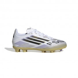 ADIDAS F50 League Fg Mg Bianco Oro - Scarpe Da Calcio Bambino