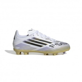 ADIDAS F50 League Fg Mg Bianco Oro - Scarpe Da Calcio Bambino