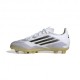 ADIDAS F50 League Fg Mg Bianco Oro - Scarpe Da Calcio Bambino